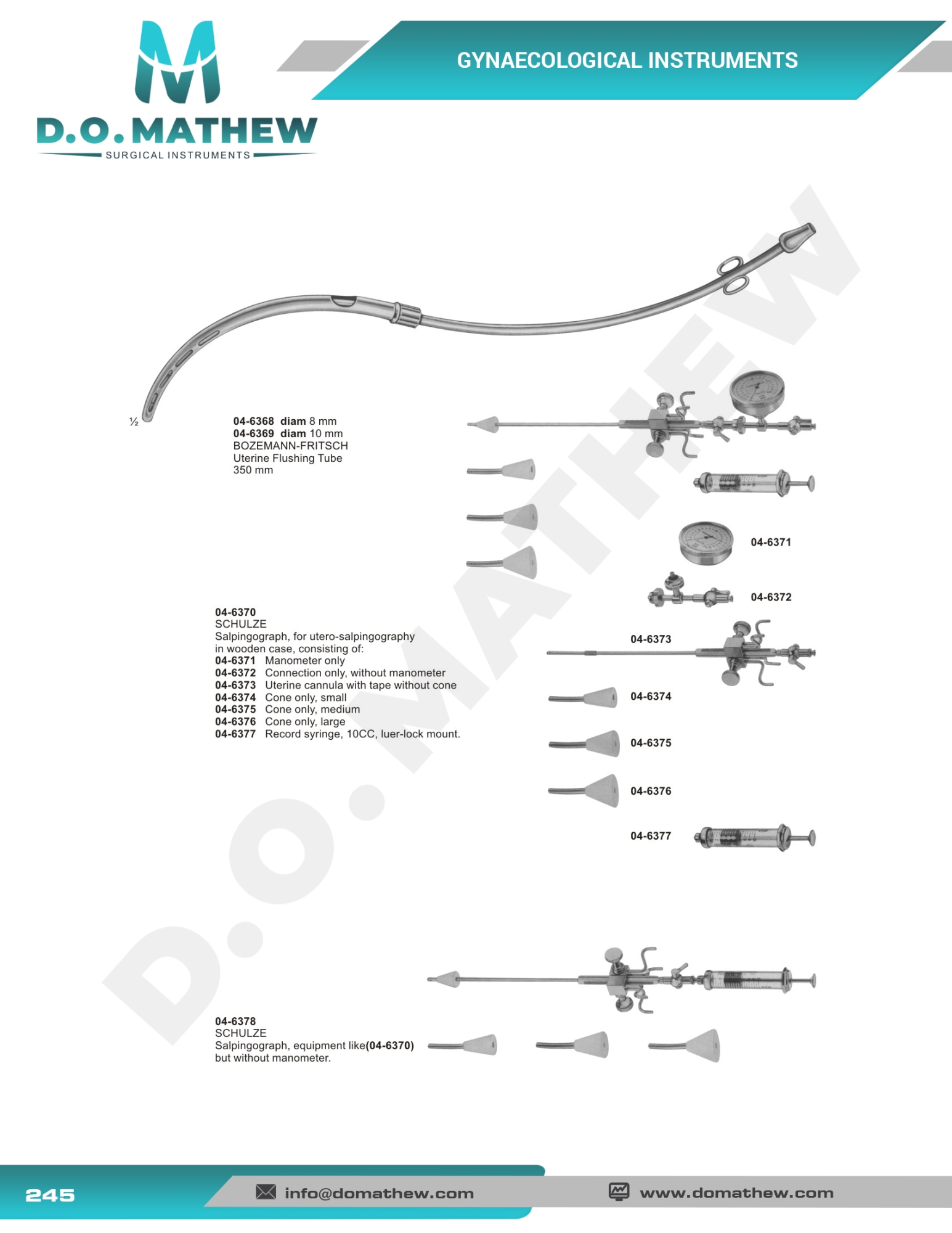 Biopsy Instruments, Utrine Curettes Scoops